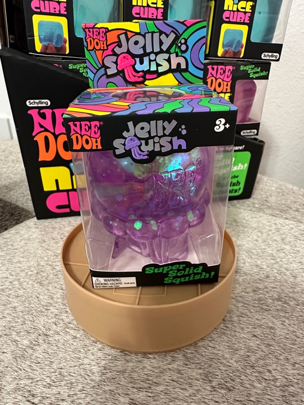 Jelly Squish Purple Kids Sensory Toy